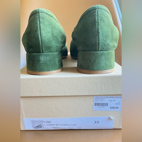 Vero Cuoio Nadia ballet - inspired low heel with square/round toe 25mm heel - Picture 2 of 5